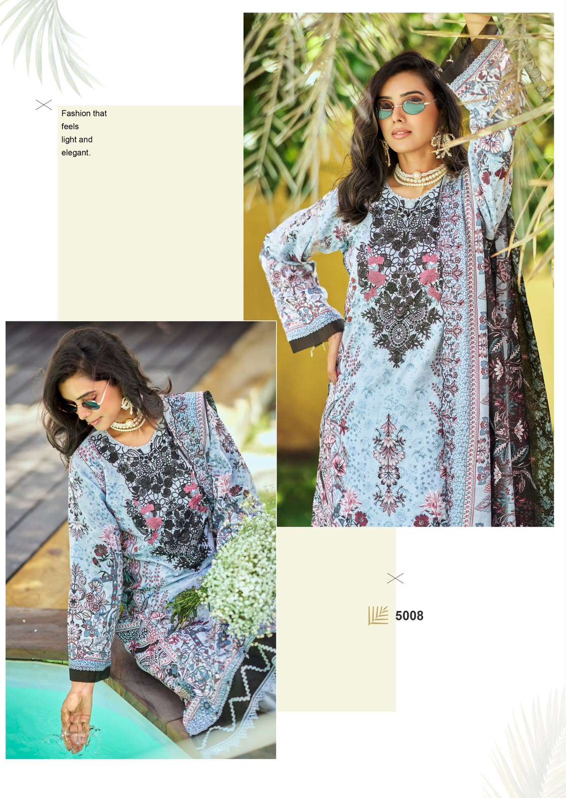 Cosmos Needle Wonder Vol 5 Lawn Cotton Pakistani Suit - Amrah Wholesale