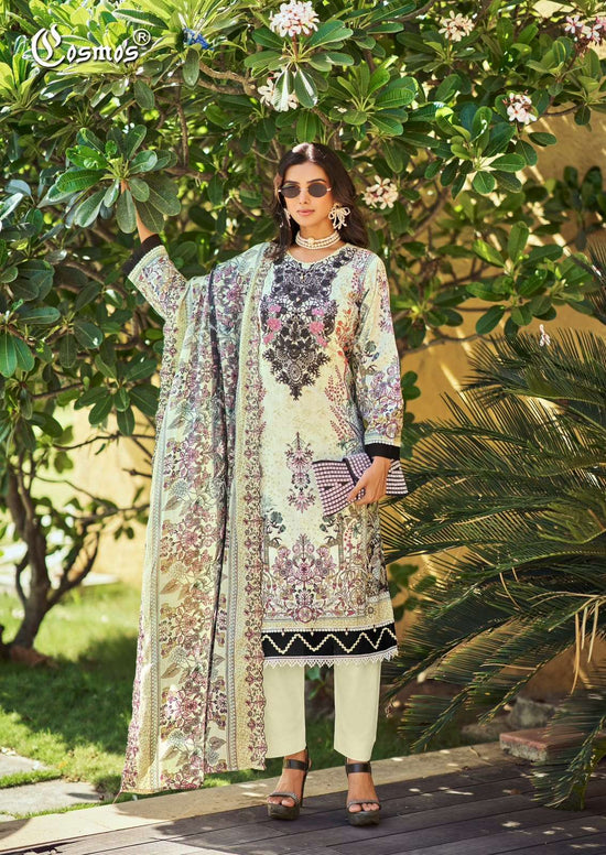Cosmos Needle Wonder Vol 5 Lawn Cotton Pakistani Suit - Amrah Wholesale