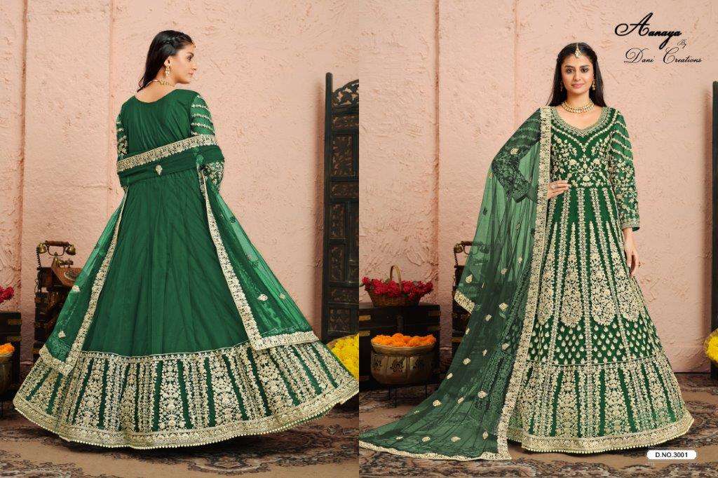 Dani Creation Aanaya Vol-130 Net Pakistani Suit