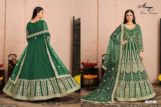 Dani Creation Aanaya Vol-130 Net Pakistani Suit