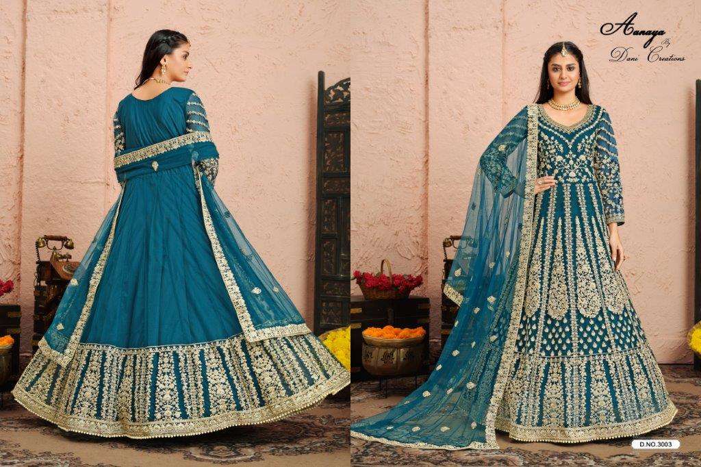 Dani Creation Aanaya Vol-130 Net Pakistani Suit