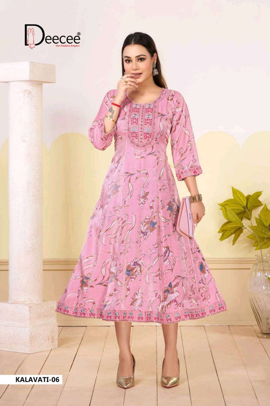Dee Cee Kalavati Roman Glass Printed Stitched Kurti Wholesale Collection