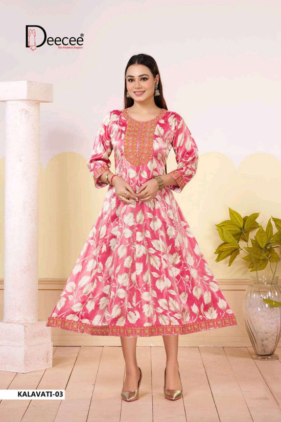 Dee Cee Kalavati Roman Glass Printed Stitched Kurti Wholesale Collection