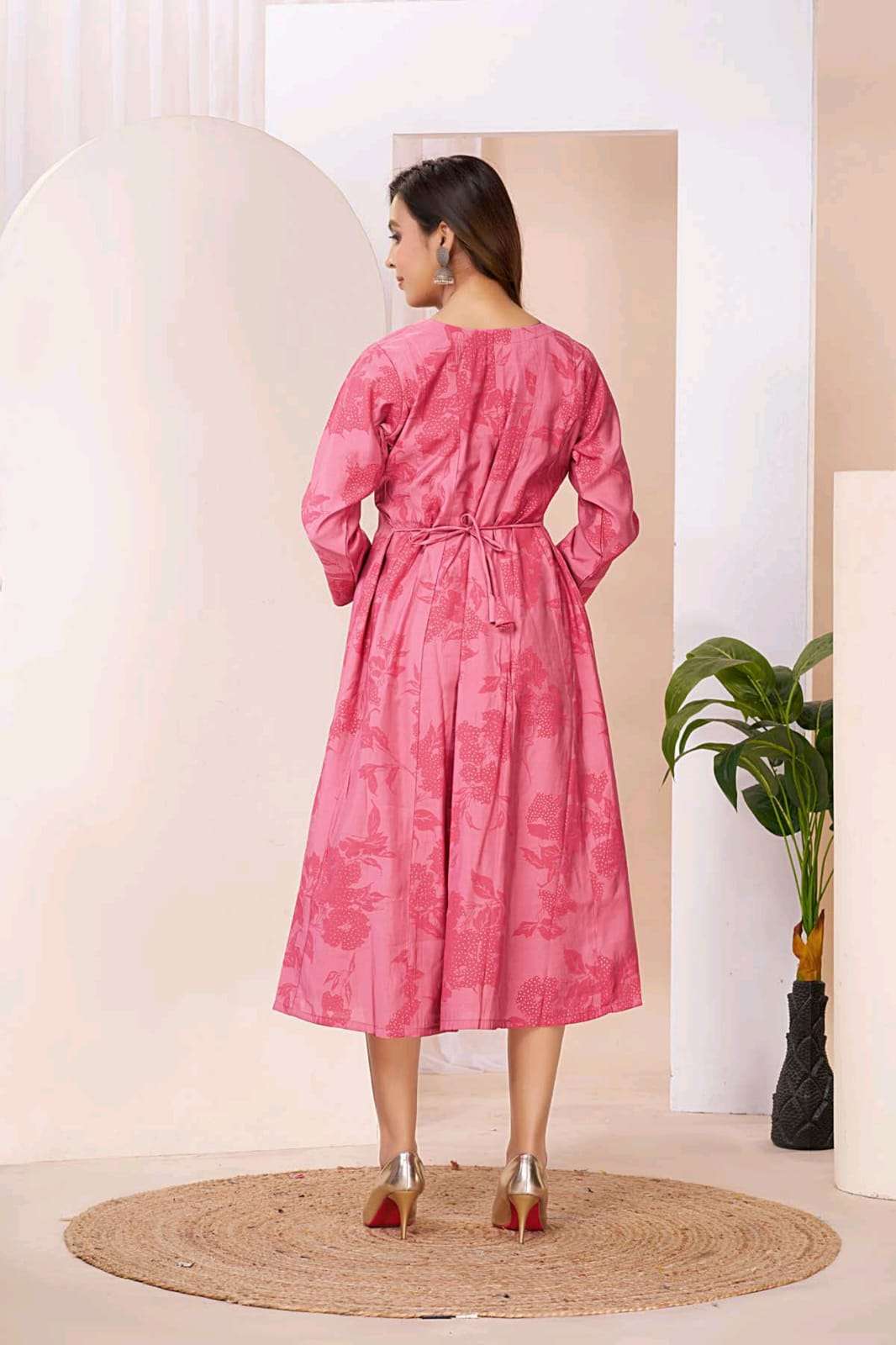 Dee Cee Meraki Roman Silk Embroidered Kurti