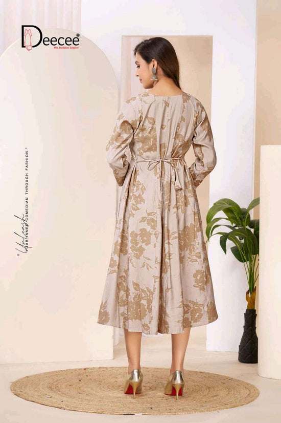 Dee Cee Meraki Roman Silk Embroidered Kurti