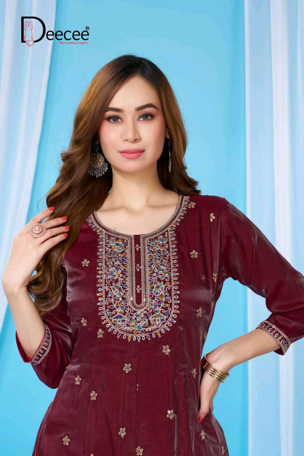 Dee Cee Vitara Premium Kali Style Flared Kurti