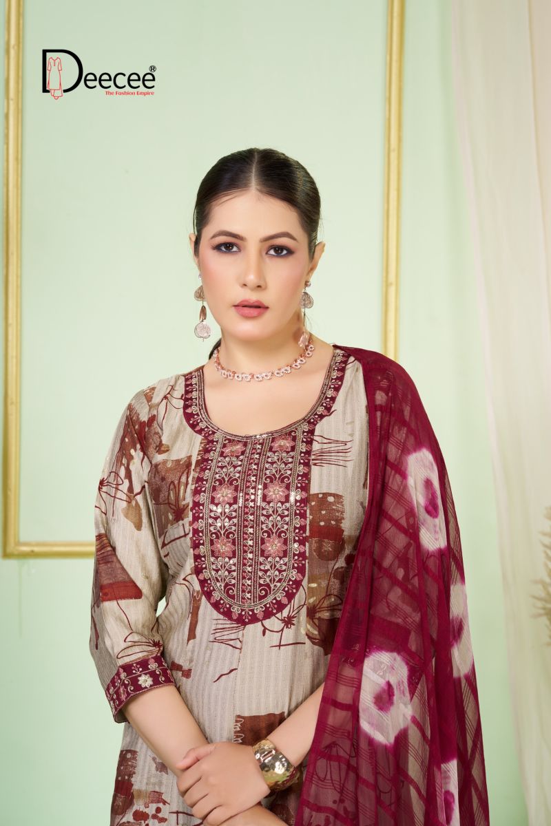 DEECEE ALIZEH Fancy Printed Anarkali Suit Set