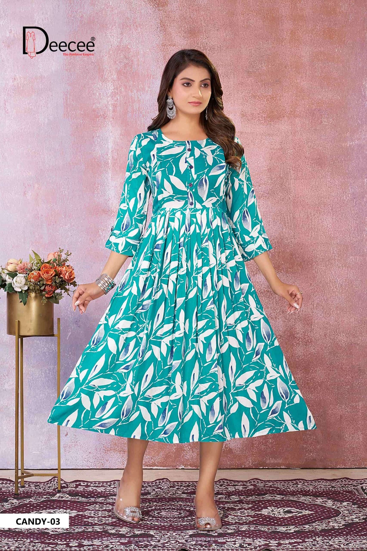 DeeCee Candy 01 To 06 Series Premium Rayon Anarkali Kurti