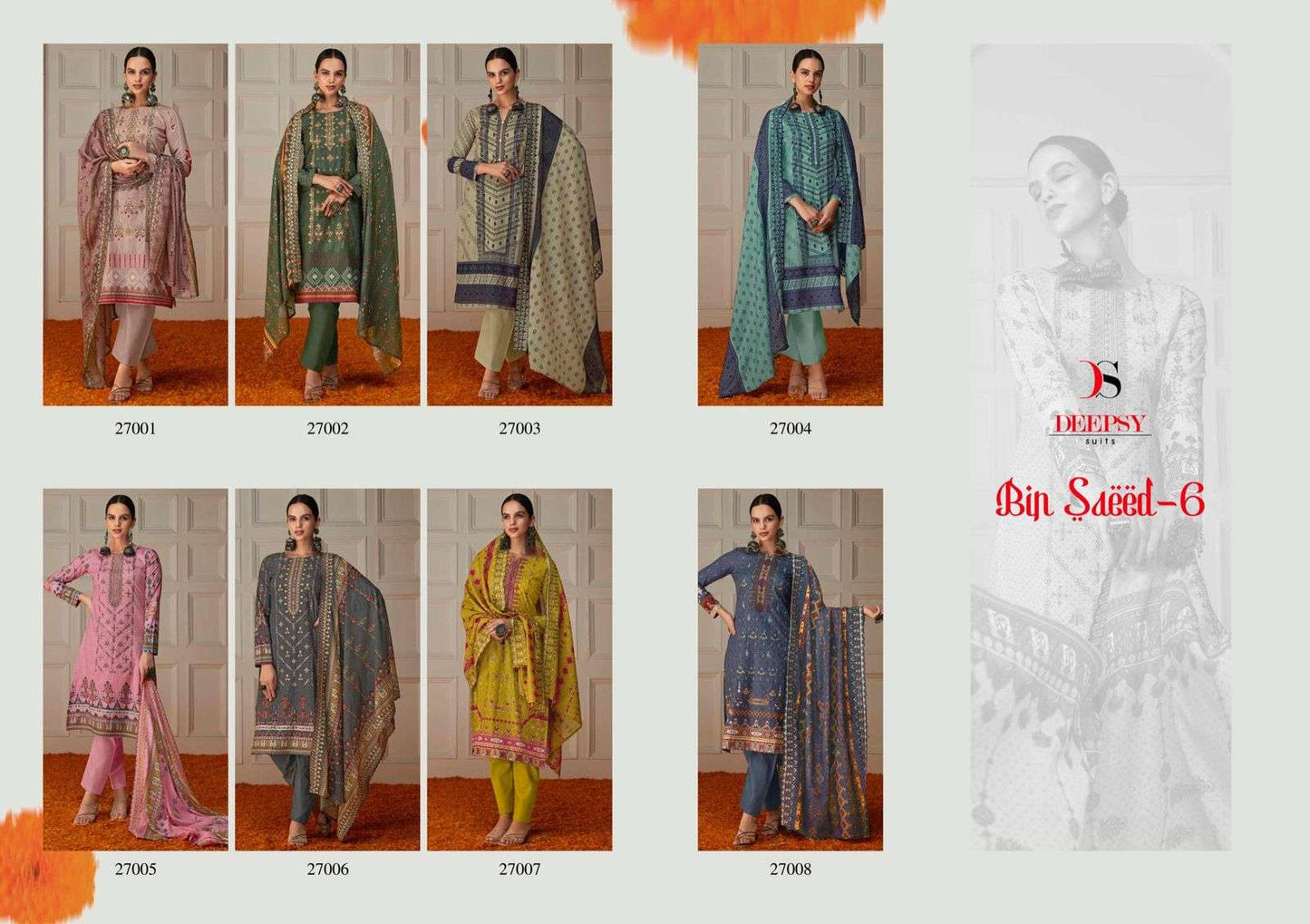 Deepsy Suit Bin Saeed Vol - 06 - Amrah Wholesale