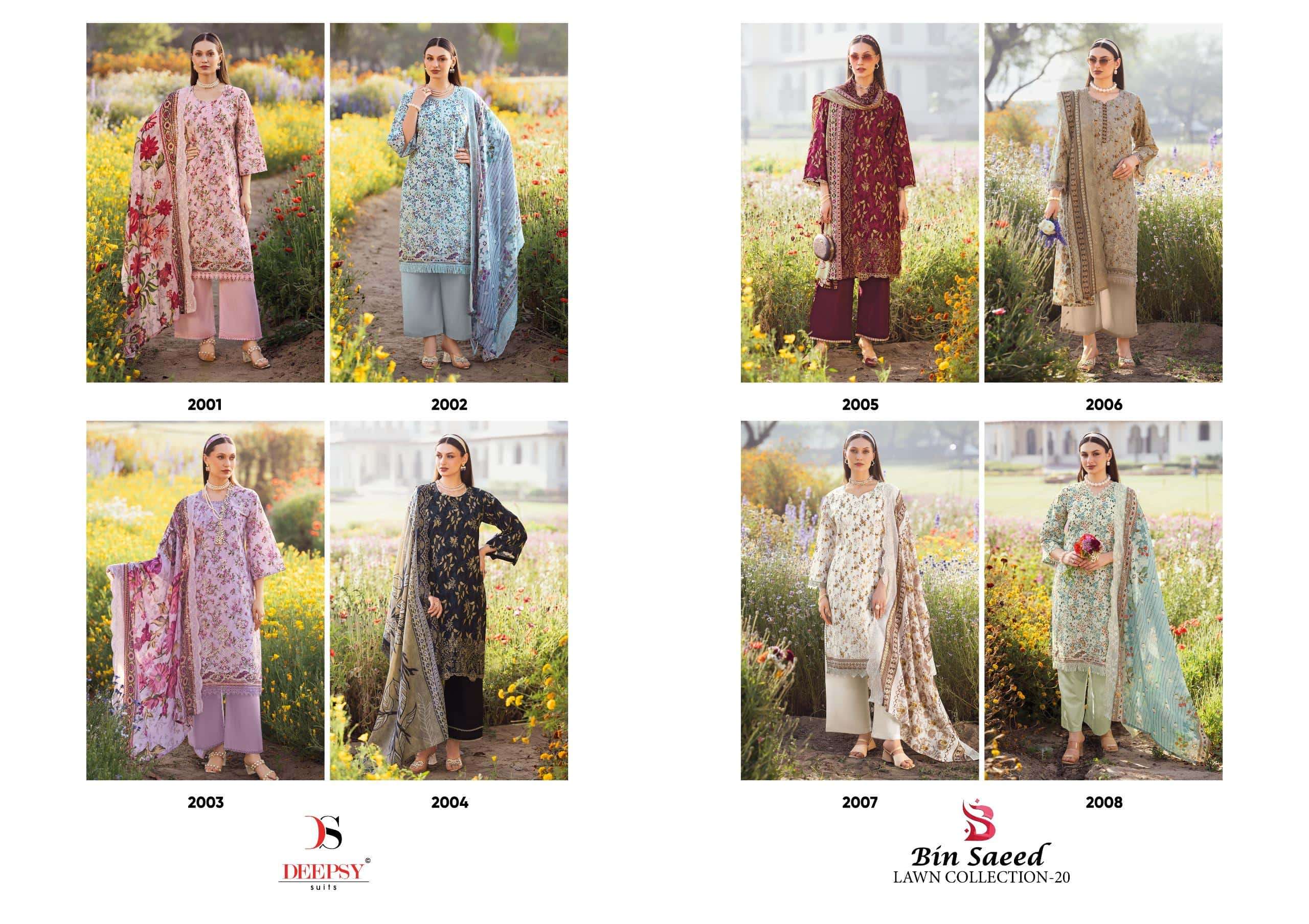 Deepsy Suit Bin Saeed Vol - 20 - Amrah Wholesale