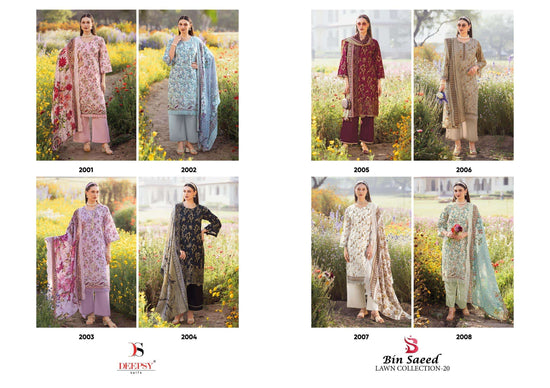 Deepsy Suit Bin Saeed Vol - 20 - Amrah Wholesale