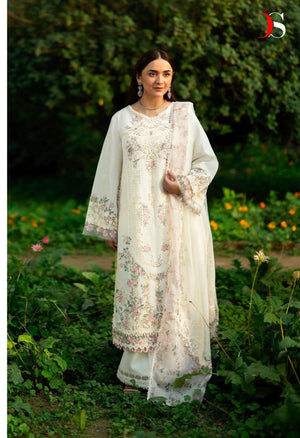 Deepsy Suit Elaf Premium Vol-6 Cotton Embroidered Pakistani Suit