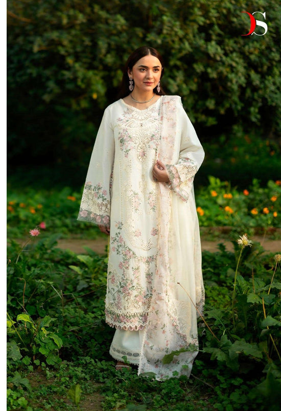 Deepsy Suit Elaf Premium Vol-6 Cotton Embroidered Pakistani Suit