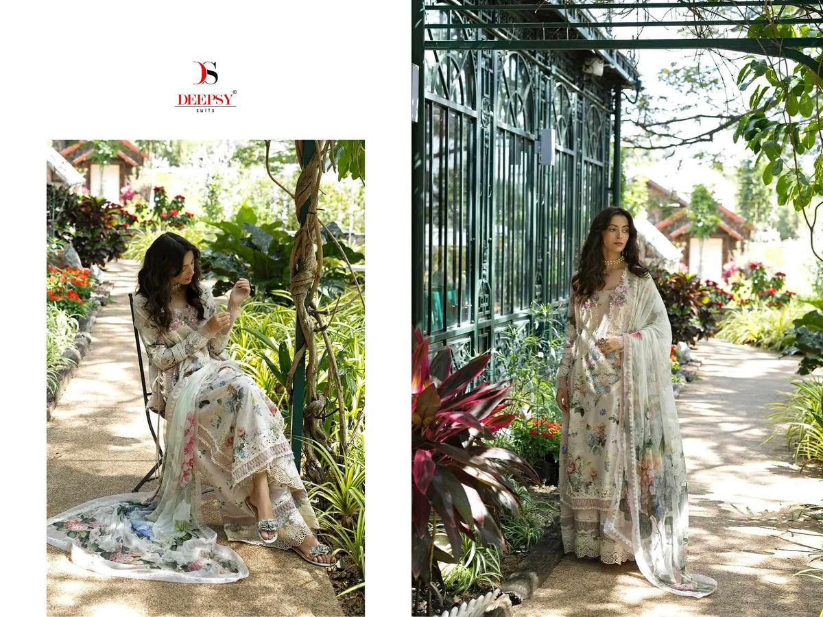 Deepsy Suit Elaf Signature Vol-2 Cotton Pakistani Suit