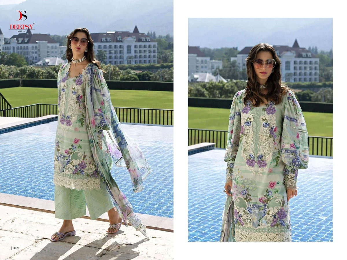 Deepsy Suit Elaf Signature Vol-2 Cotton Pakistani Suit