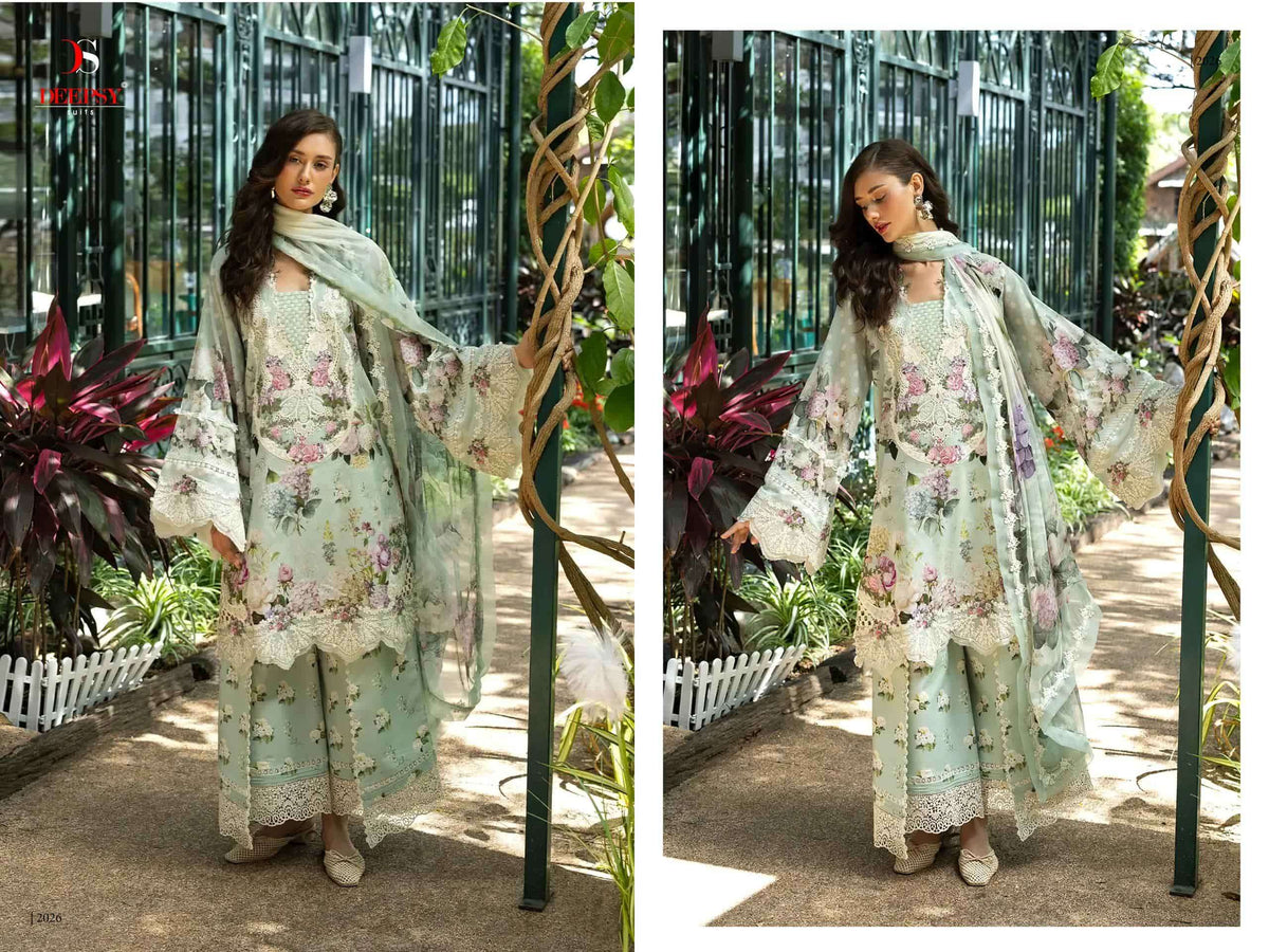 Deepsy Suit Elaf Signature Vol-2 Cotton Pakistani Suit