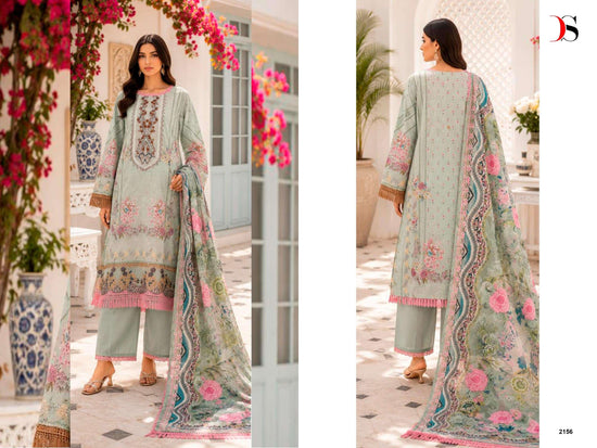 DEEPSY SUIT JADE BLISS LAWN VOL-6 Premium Cotton Pakistani Suit