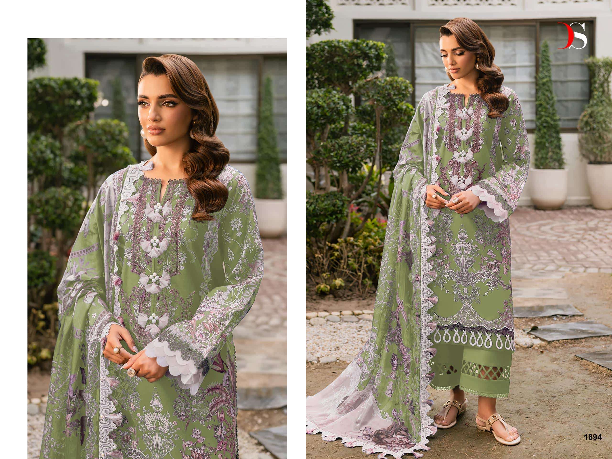 DEEPSY SUIT JADE ELARA VOL-02 Cotton Pakistani Suit Set