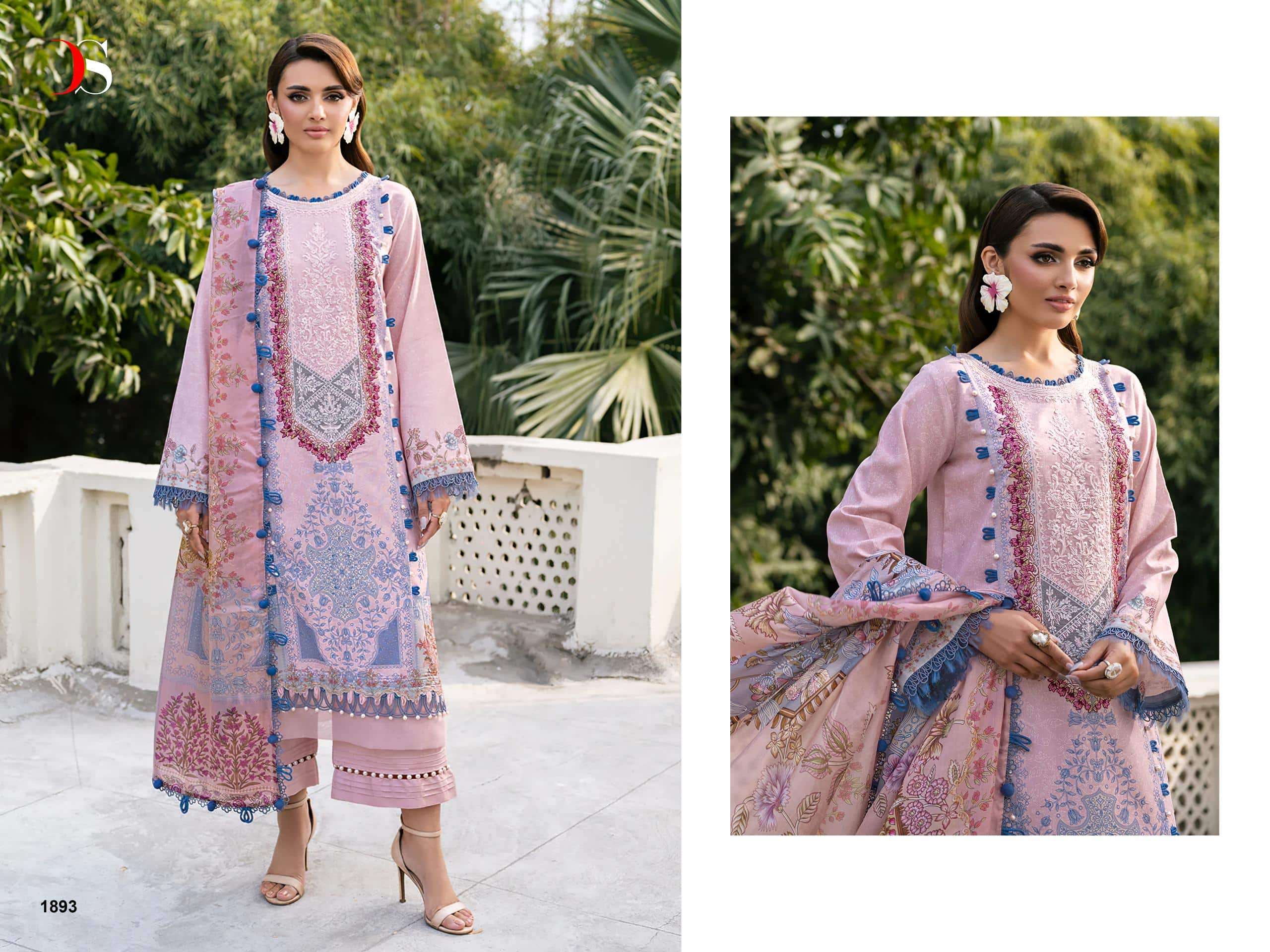 DEEPSY SUIT JADE ELARA VOL-02 Cotton Pakistani Suit Set