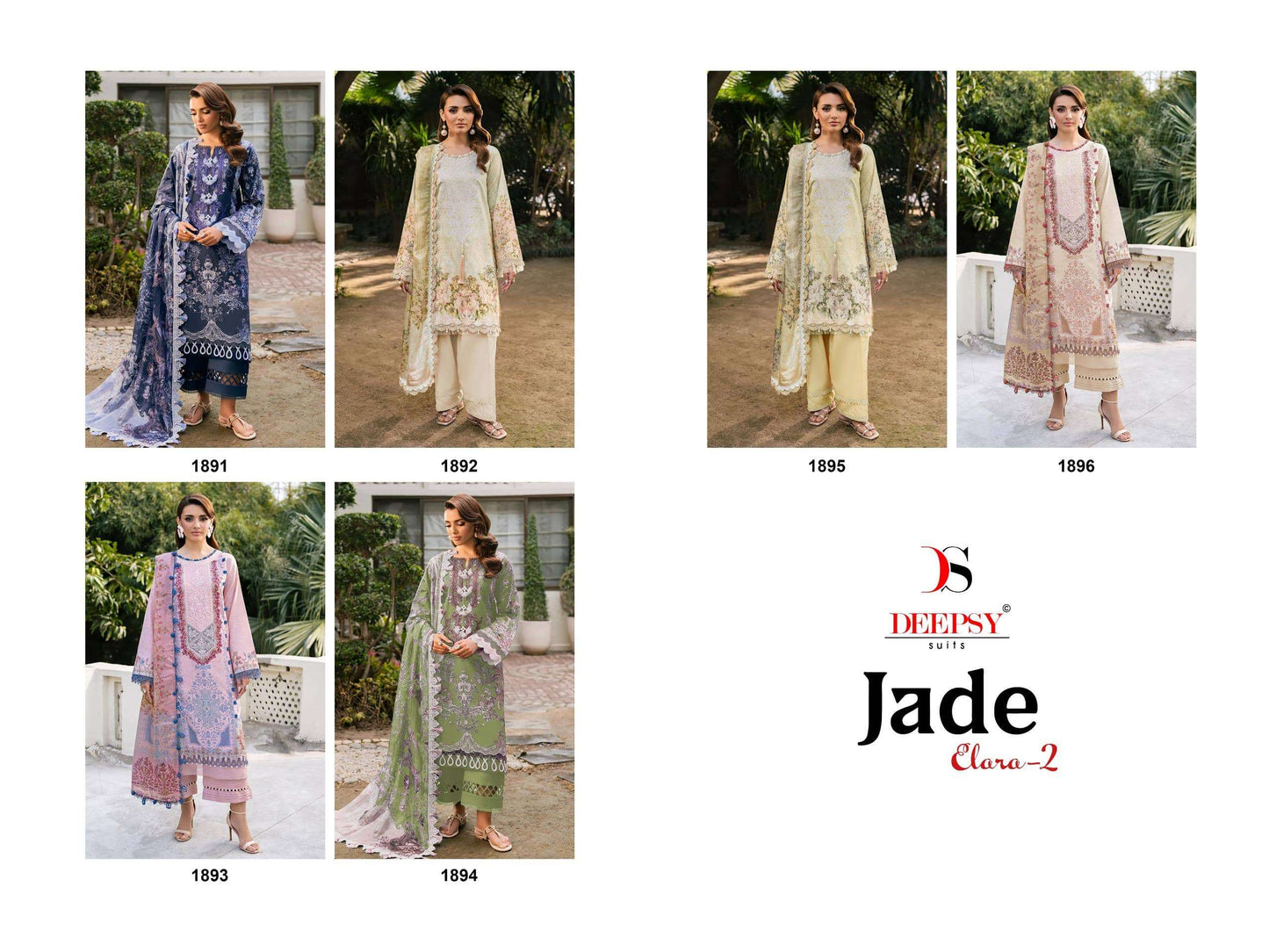 DEEPSY SUIT JADE ELARA VOL-02 Cotton Pakistani Suit Set