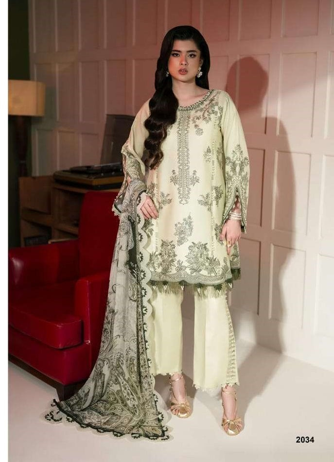 DEEPSY SUIT JADE LE-PREMIER Premium Cotton Printed Pakistani Suit