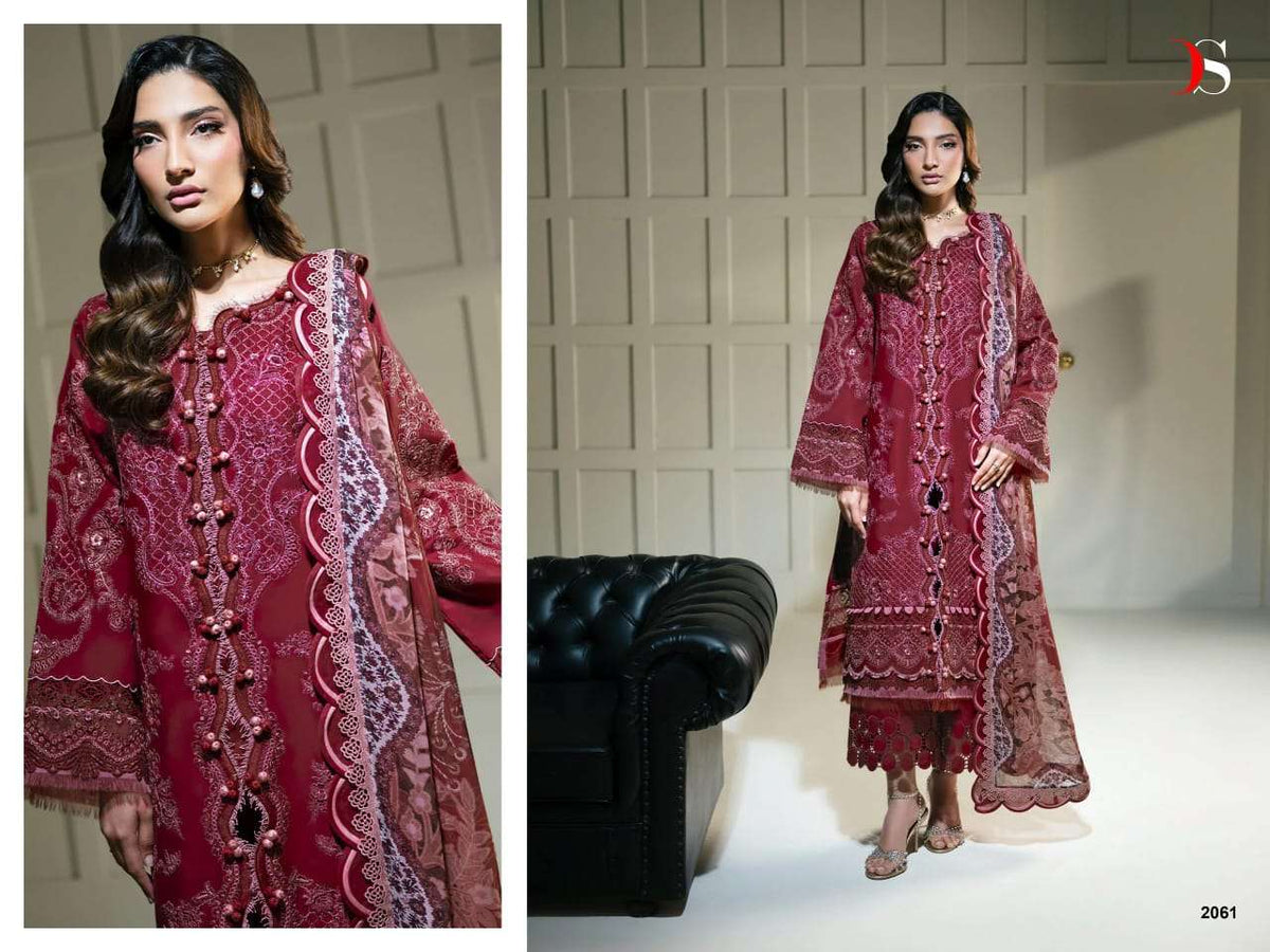 DEEPSY Suit Jade Le-Premier Vol-2 Cotton Pakistani Suit