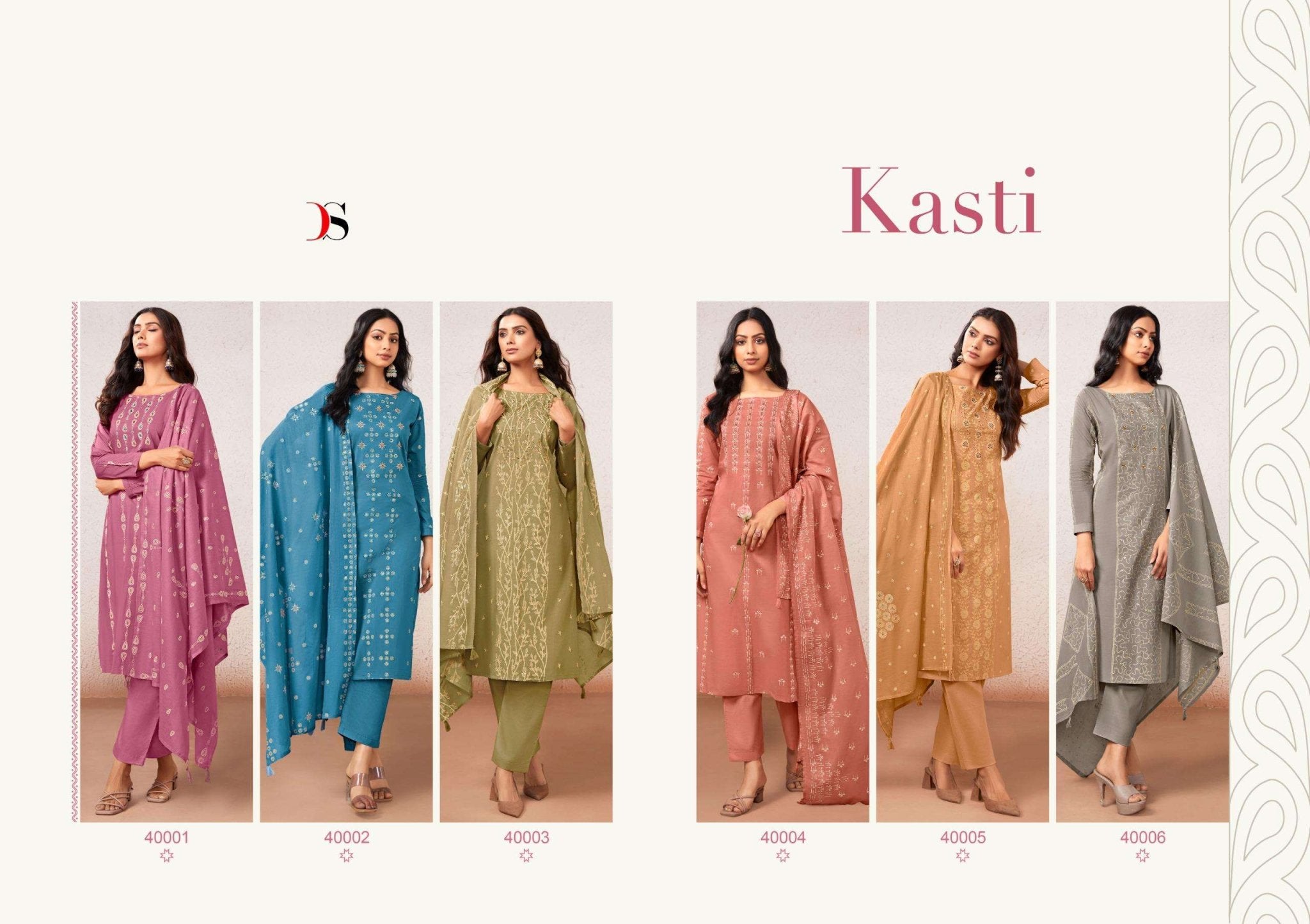 DEEPSY SUIT KASTI Pakistani Suit - Amrah Wholesale