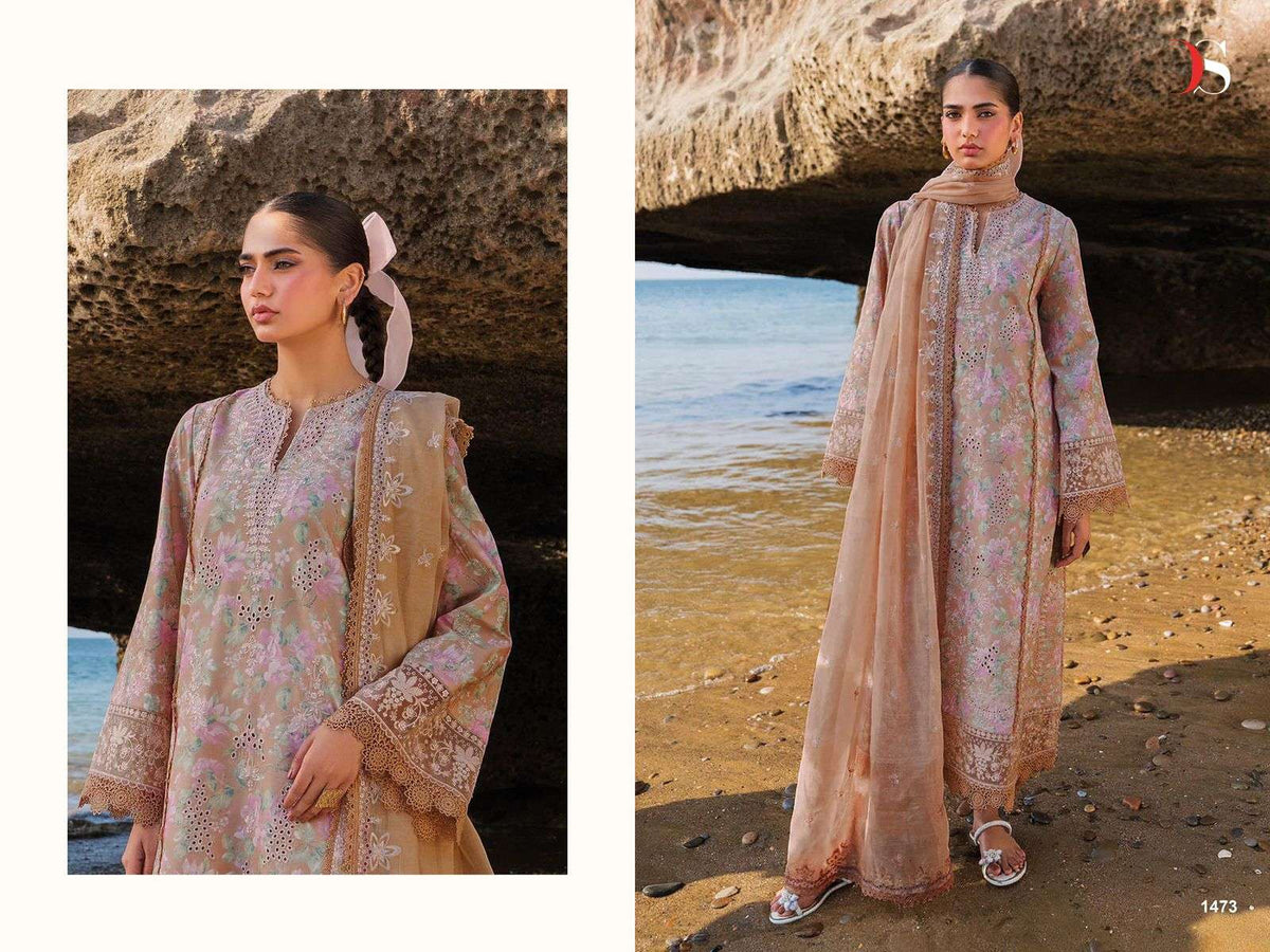 Deepsy Suit Afrozeh Lawn-25 Vol-02