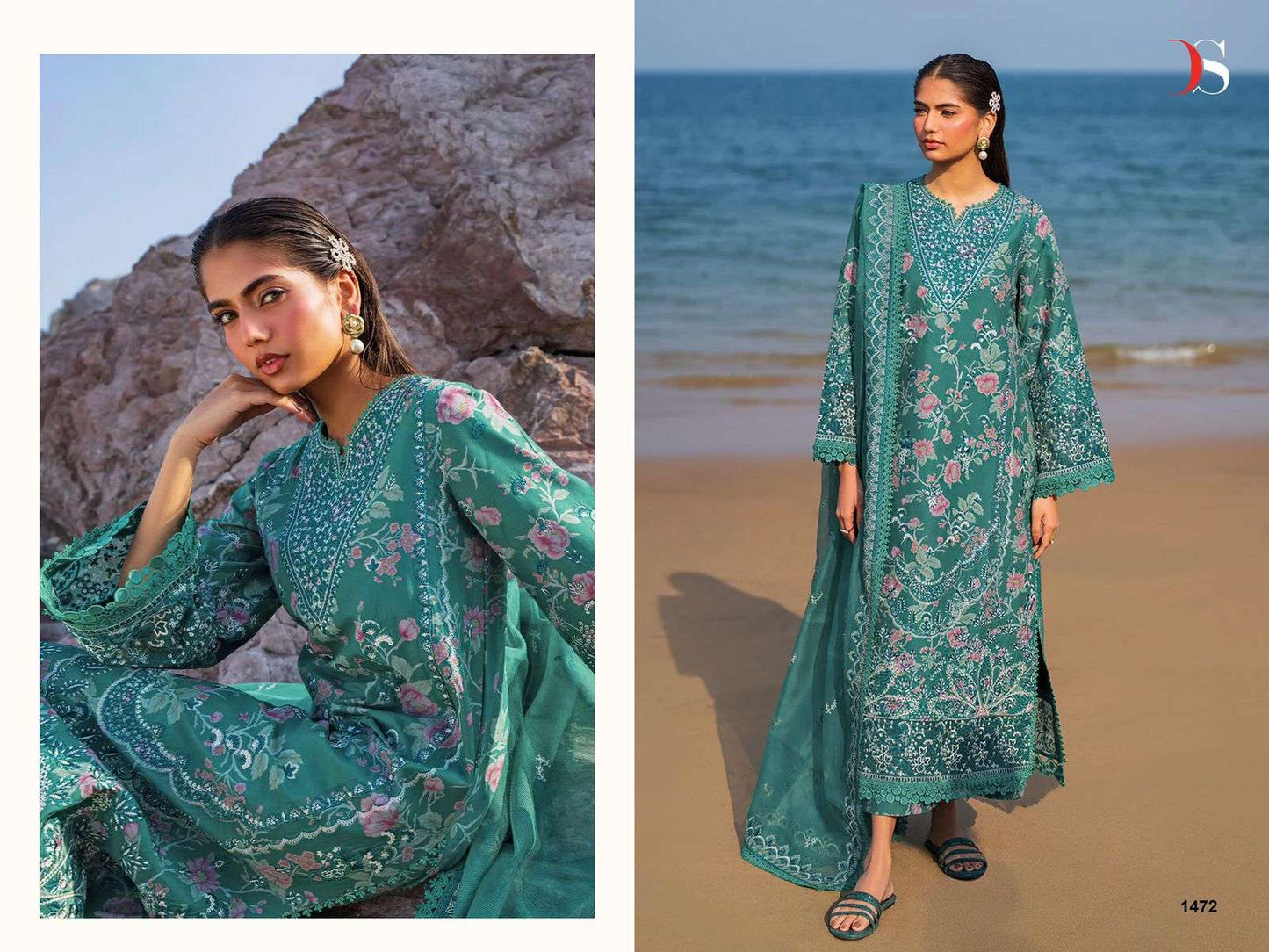 Deepsy Suit Afrozeh Lawn-25 Vol-02
