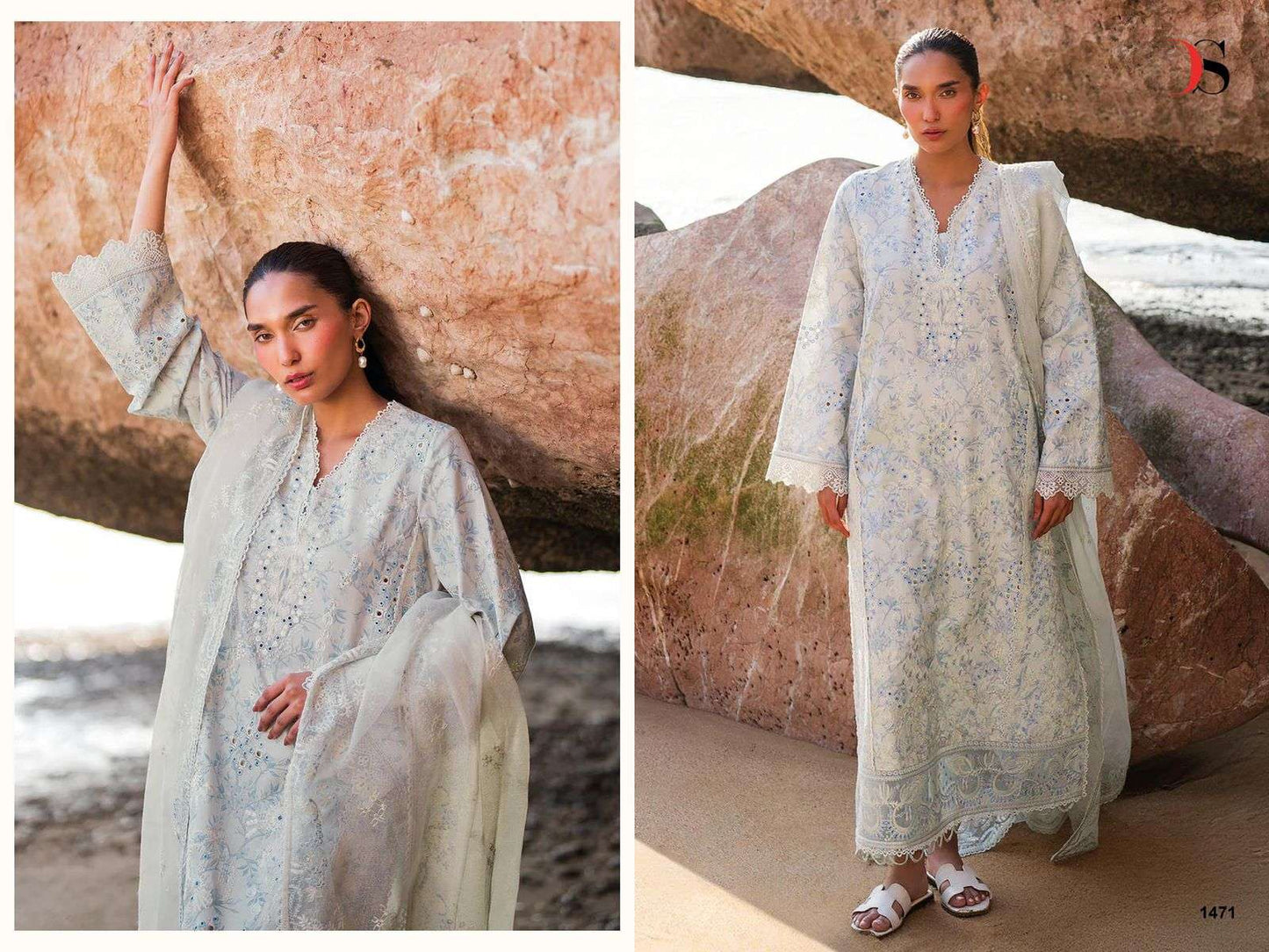 Deepsy Suit Afrozeh Lawn-25 Vol-02