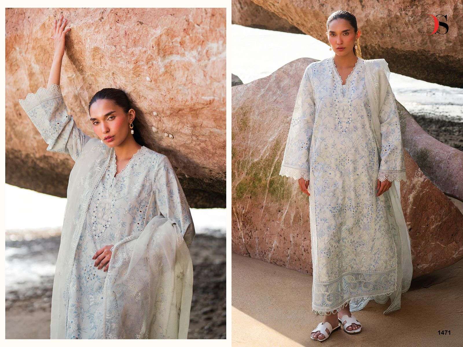 Deepsy Suit Afrozeh Lawn-25 Vol-02