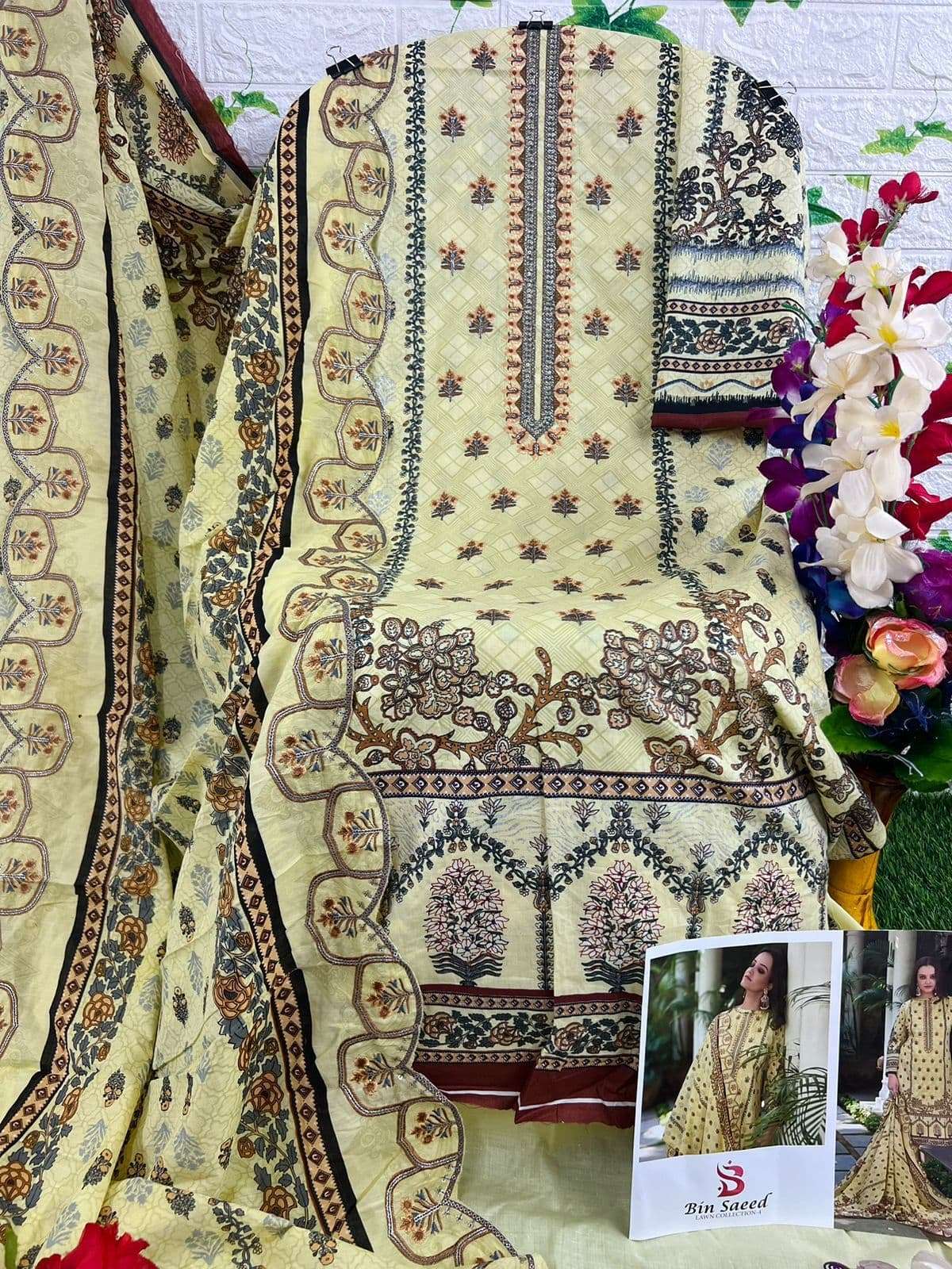 Deepsy Suit Bin Saeed Lawn Vol-04