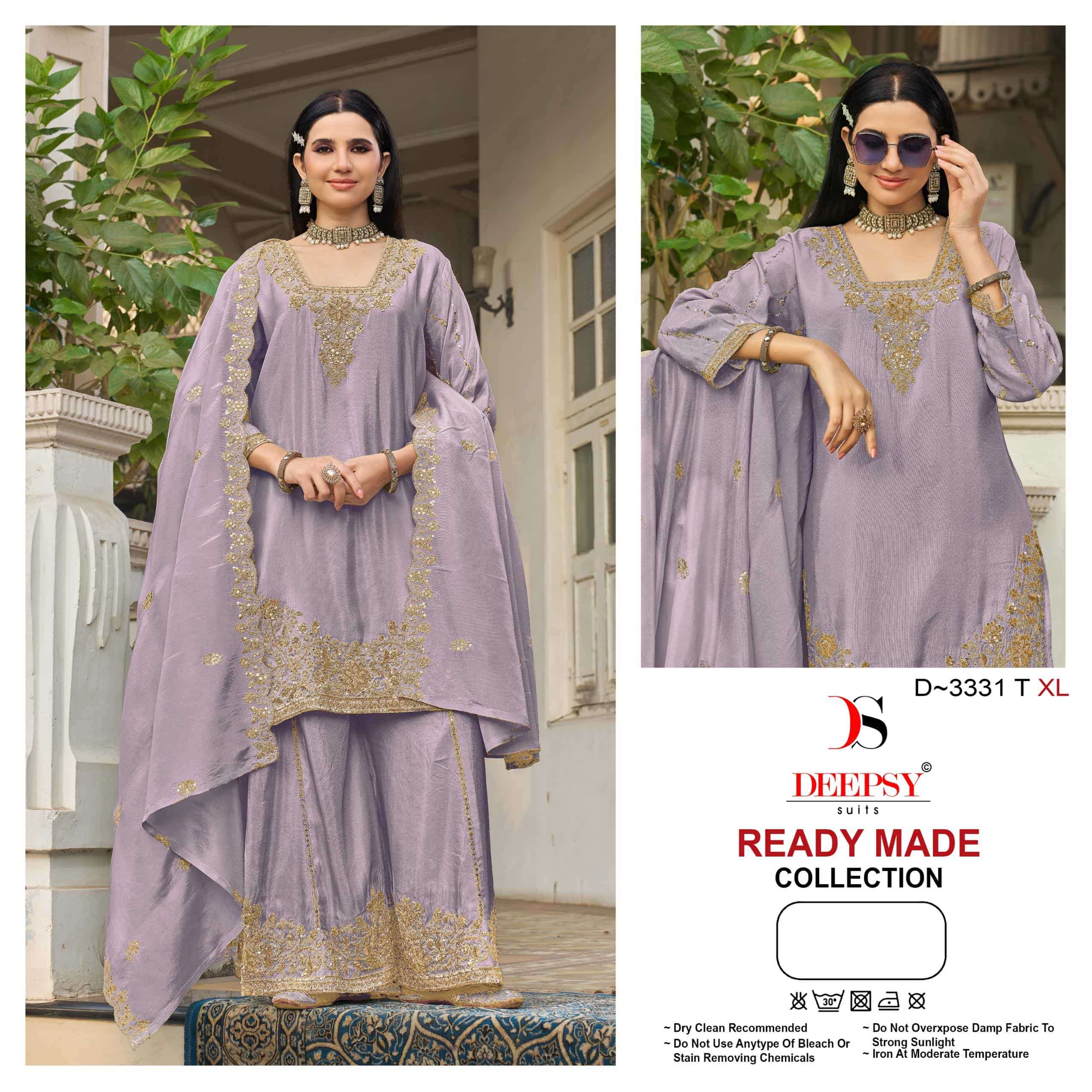 Deepsy Suit D-3331 Viscose Silk Pakistani Suit Set