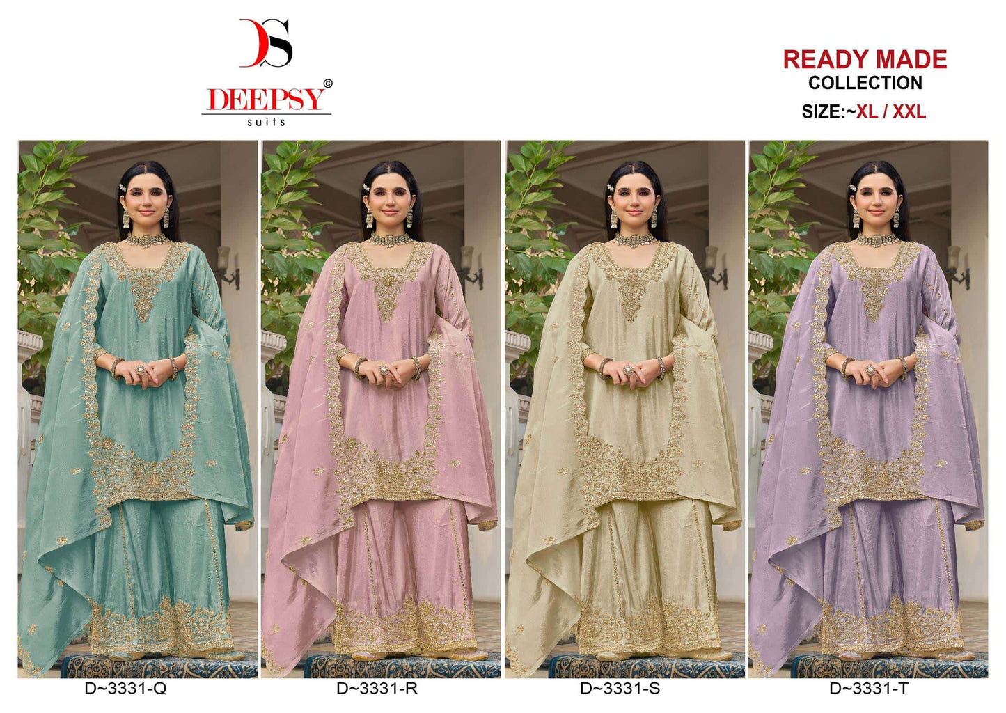 Deepsy Suit D-3331 Viscose Silk Pakistani Suit Set