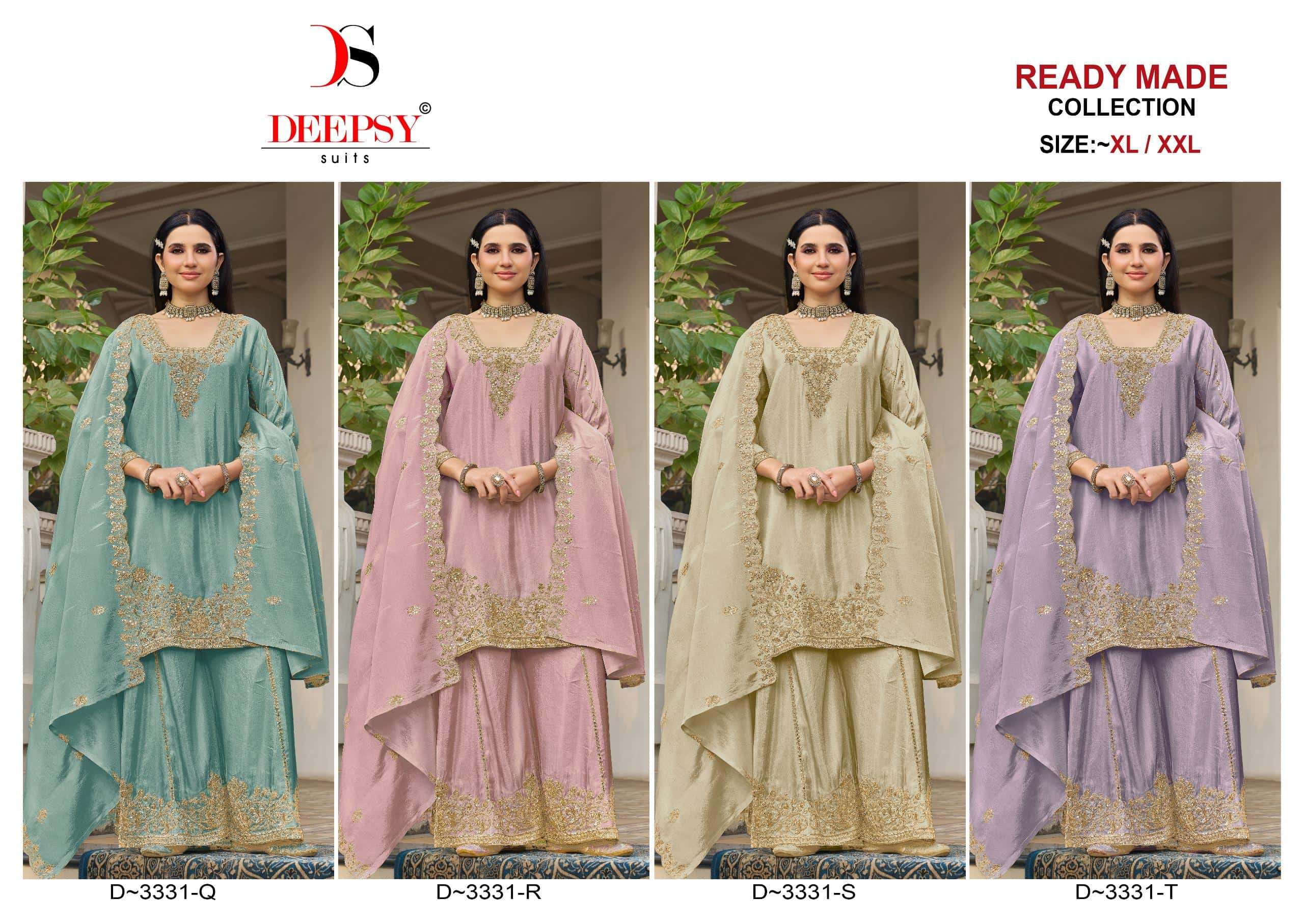 Deepsy Suit D-3331 Viscose Silk Pakistani Suit Set