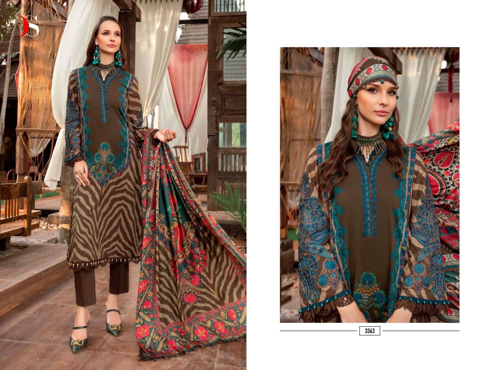 Deepsy Suit D - 3363 - Amrah Wholesale