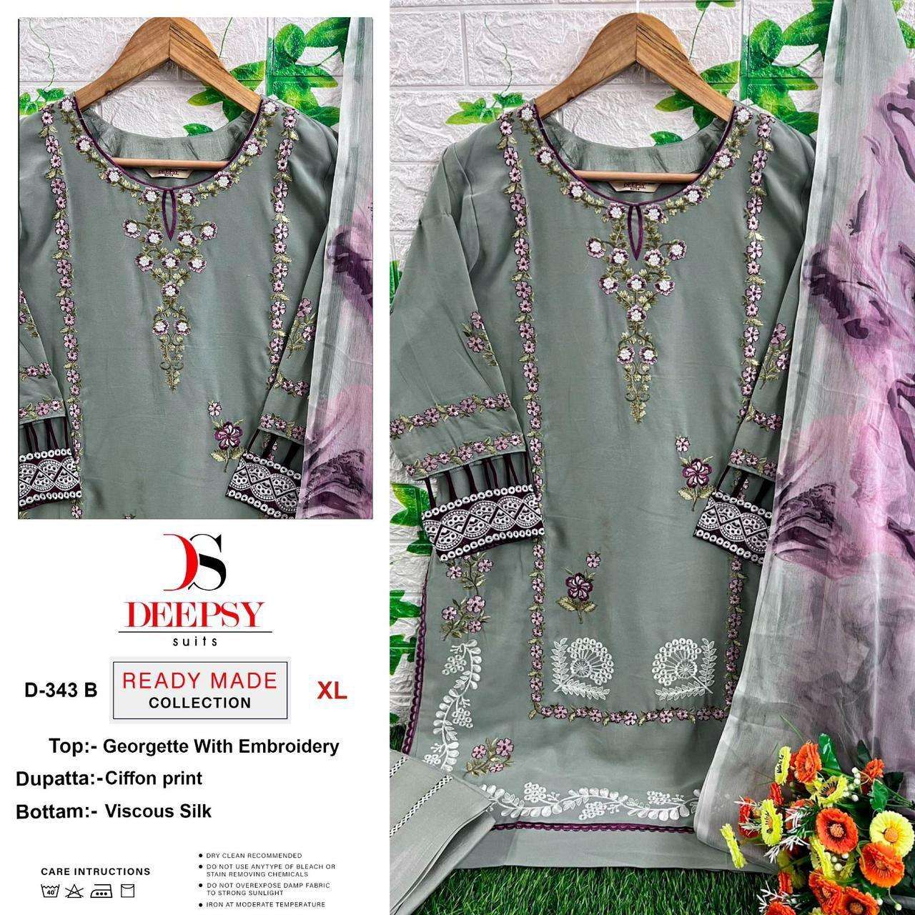 Deepsy Suit D - 343 - Amrah Wholesale