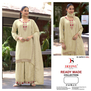Deepsy Suit D-3473 A to D Series Viscose Tissue Silk Embroidered Pakistani Suit Set