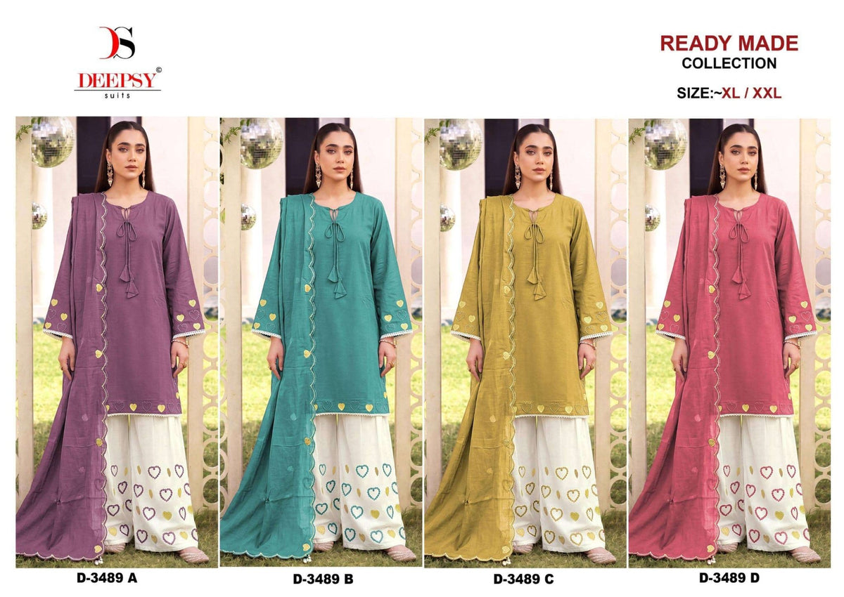 Deepsy Suit D - 3489 Cotton Salwar Suit Set - Amrah Wholesale