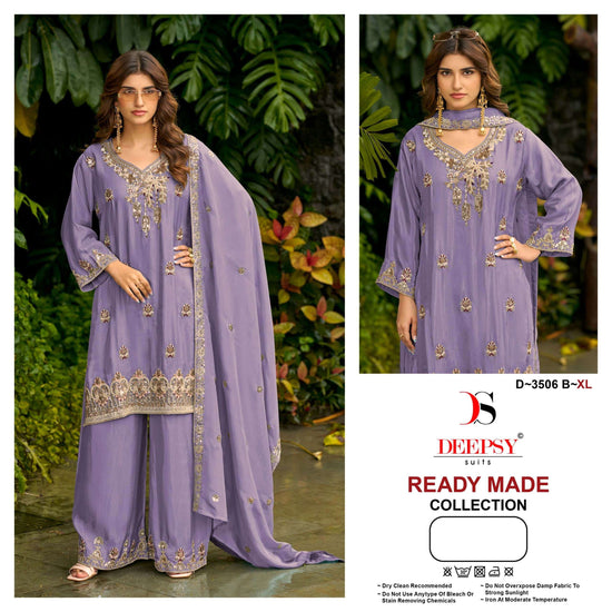 Deepsy Suit D-3506 Viscose Tissue Embroidery Pakistani Suit Set