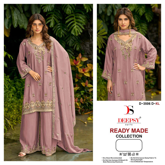 Deepsy Suit D-3506 Viscose Tissue Embroidery Pakistani Suit Set