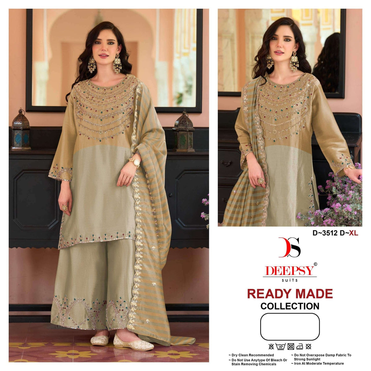 Deepsy Suit D-3512 Viscose Stitched Pakistani Suit Set - Amrah Wholesale