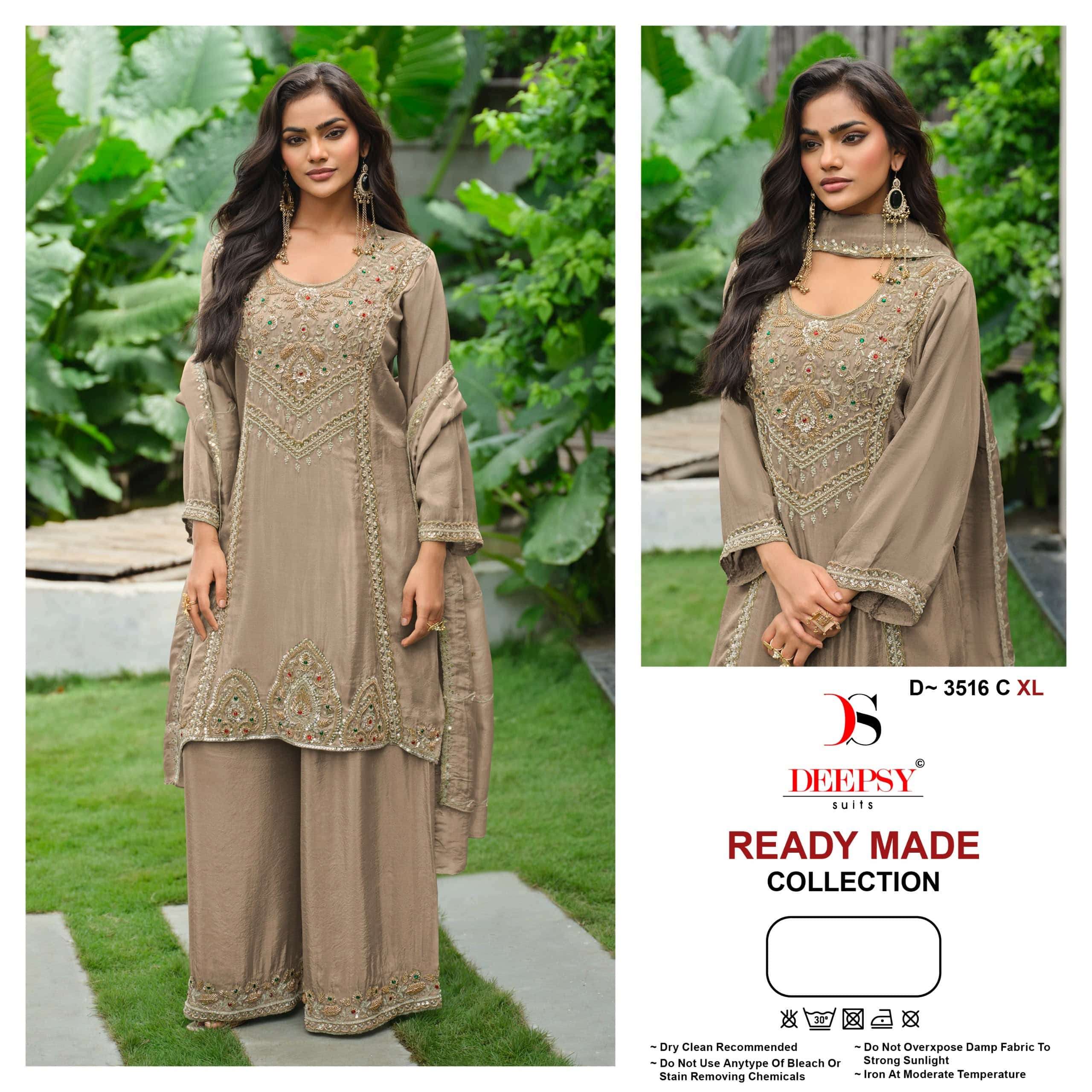 DEEPSY SUIT D-3516 Viscose Tissue Silk Pakistani Suit