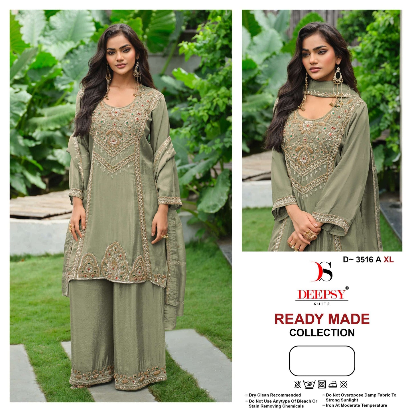 DEEPSY SUIT D-3516 Viscose Tissue Silk Pakistani Suit