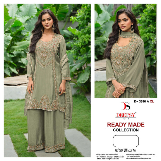DEEPSY SUIT D-3516 Viscose Tissue Silk Pakistani Suit