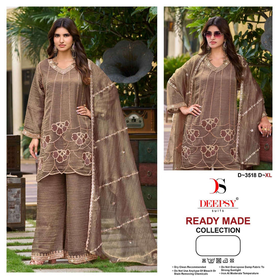 DEEPSY SUIT D-3518 A TO D Series Salsa Silk Embroidered Pakistani Suit Set - Amrah Wholesale