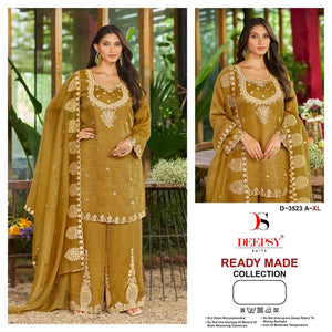 DEEPSY SUIT D-3523 Salsa Silk Embroidered Pakistani Suit Set - Amrah Wholesale