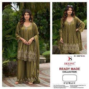 Deepsy Suit D-3527 Moss Printed Stitched Salwar Suit Set