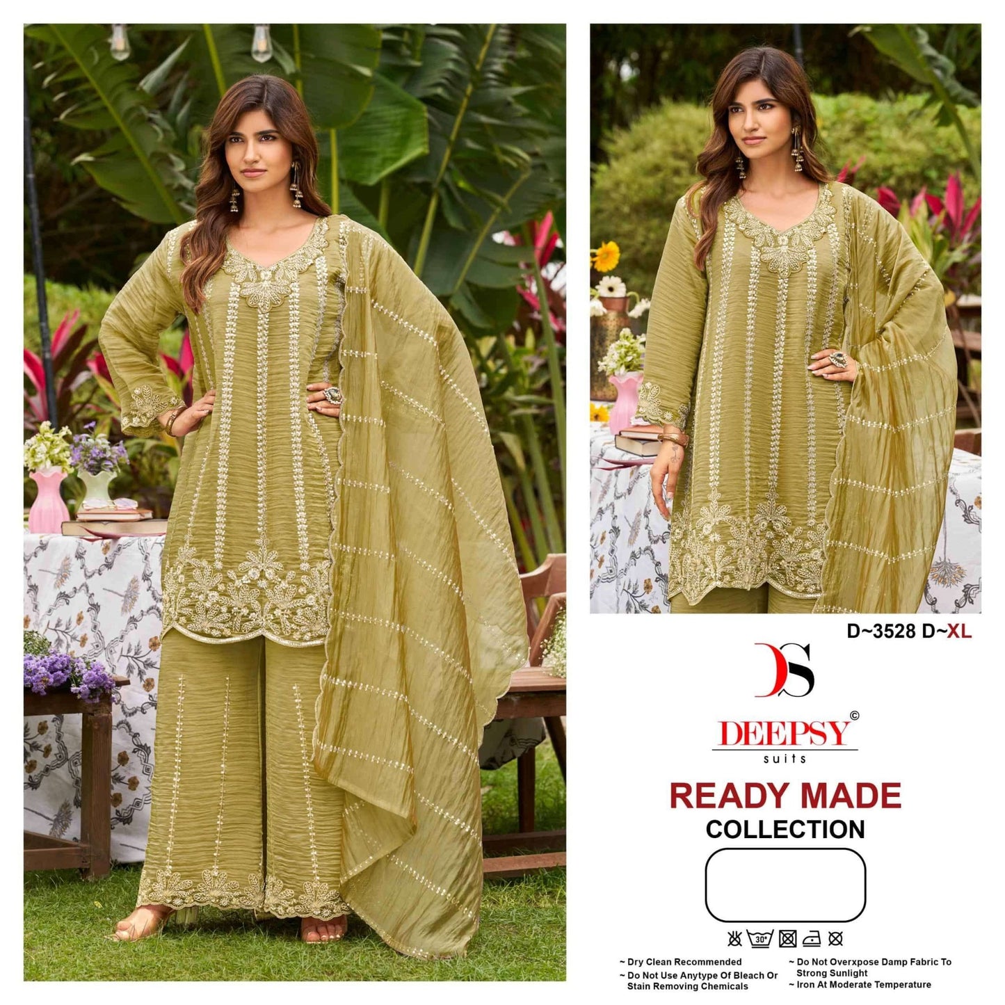DEEPSY SUIT D-3528 Maska Silk Heavy Embroidered Pakistani Suit Set - Amrah Wholesale