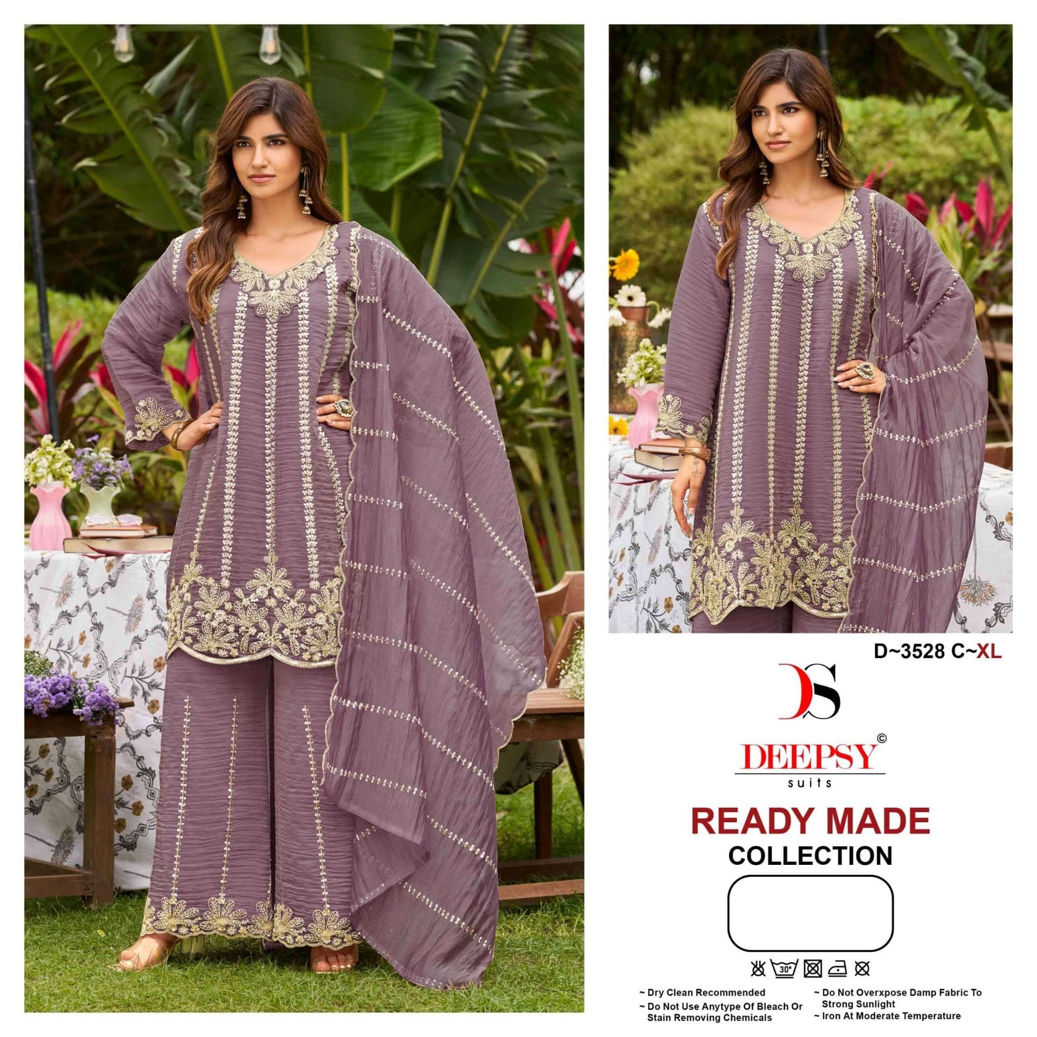 DEEPSY SUIT D-3528 Maska Silk Heavy Embroidered Pakistani Suit Set - Amrah Wholesale